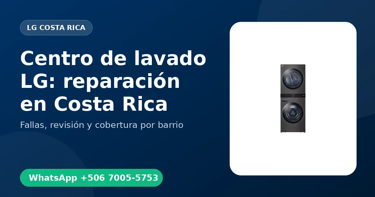 Centro de lavado LG en Hatillo