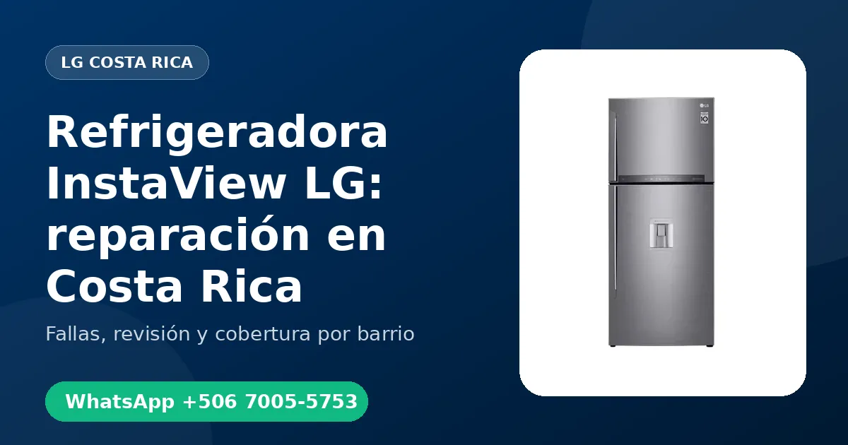 Refrigeradora InstaView LG en Hatillo