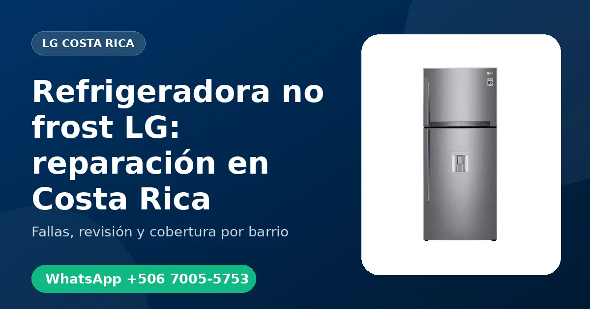 Refrigeradora no frost LG en Hatillo