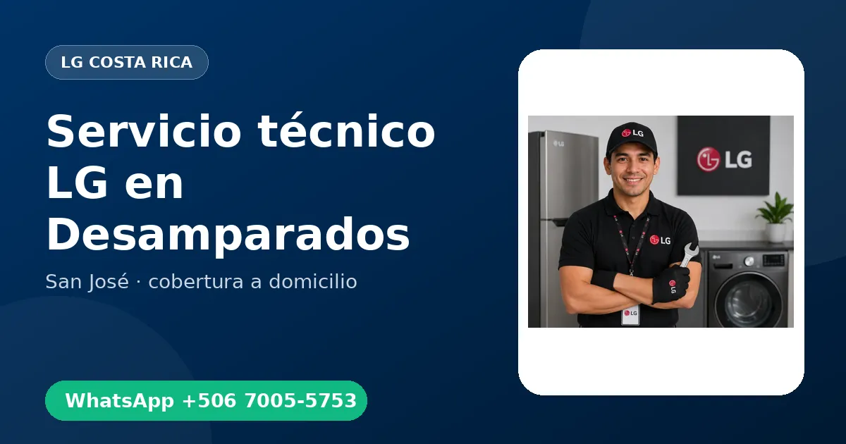 Mantenimiento LG en Desamparados