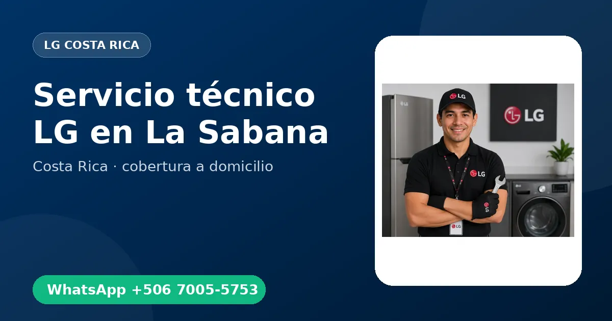 Mantenimiento LG en La Sabana