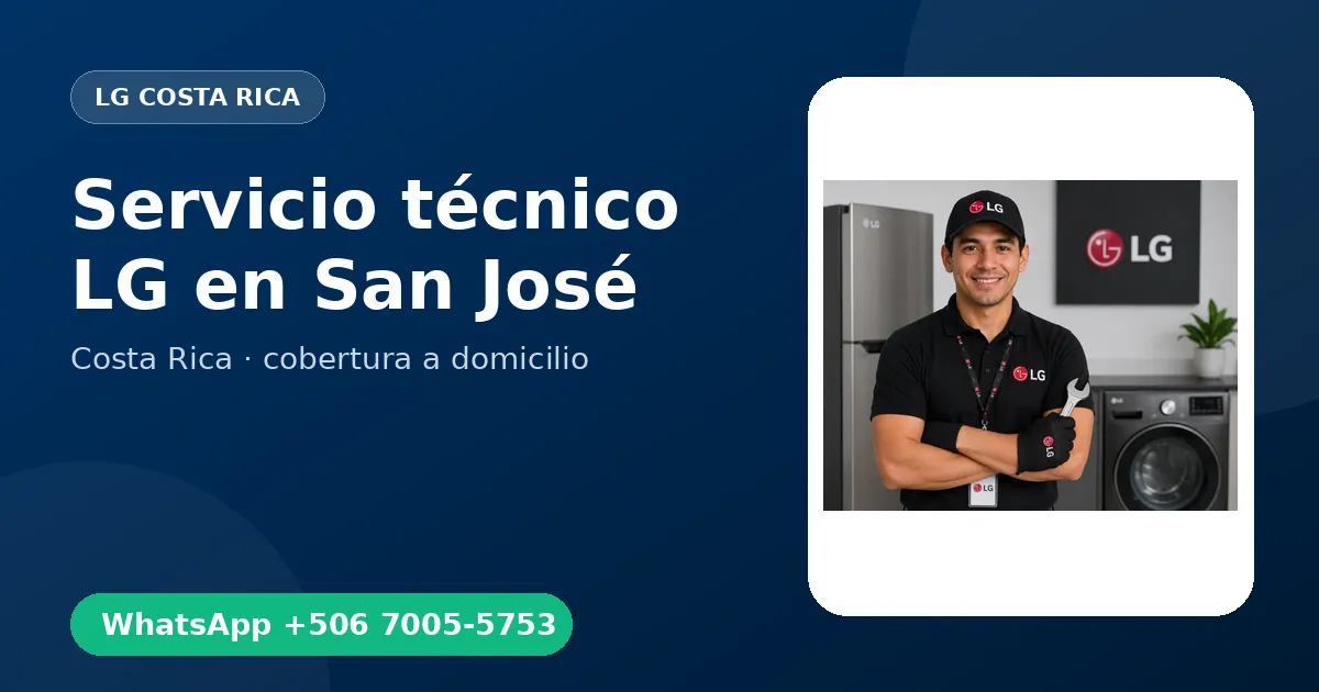 Mantenimiento LG en San José