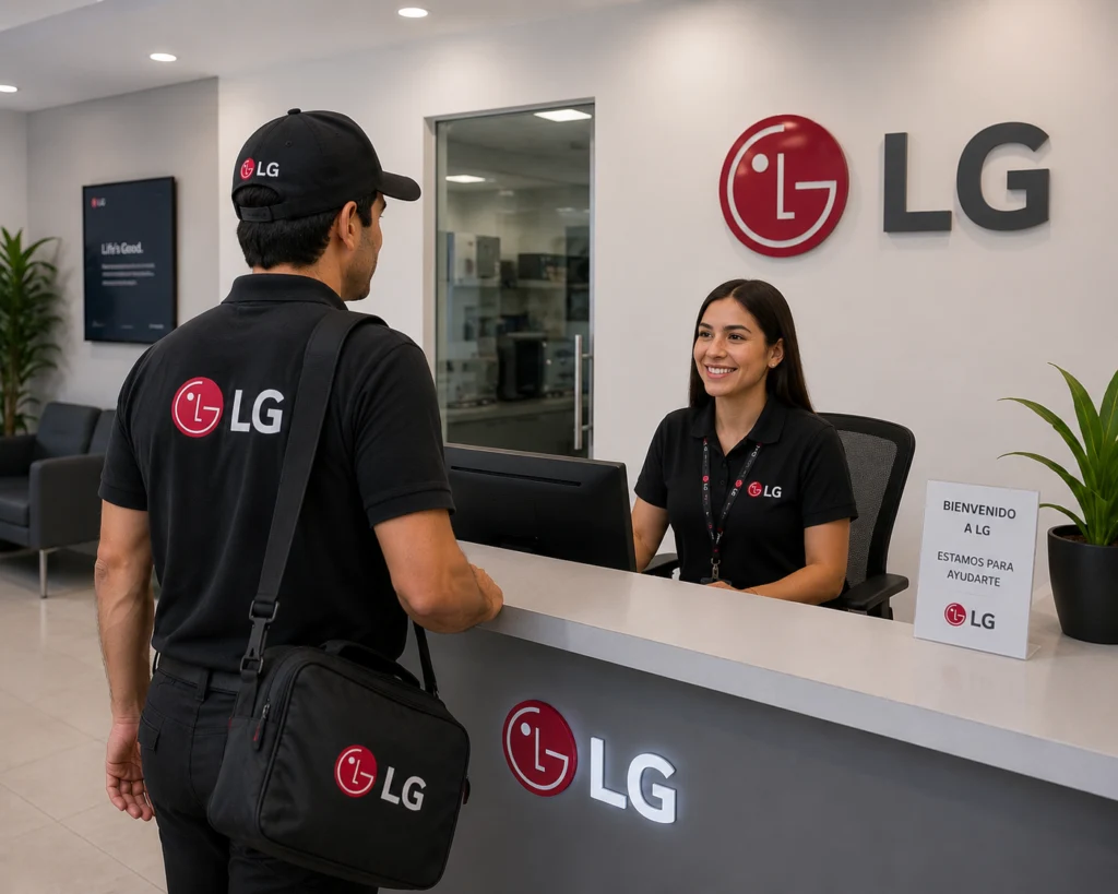 Técnico calificado de LG ejecutando protocolos de calibración en refrigeración avanzada en condominio en Costa Rica